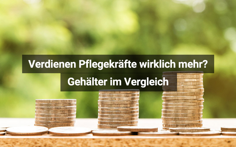 Pflegekräfte-Gehälter im Vergleich