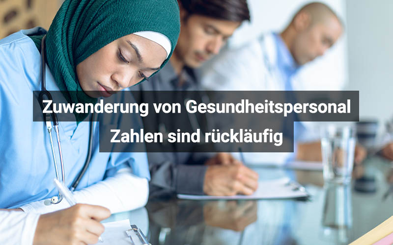 Zuwanderung von Gesundheitspersonal nimmt ab