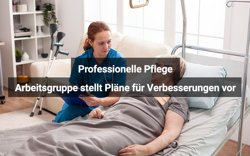 Professionelle Pflege: Arbeitsgruppe stellt Pläne für Verbesserungen vor