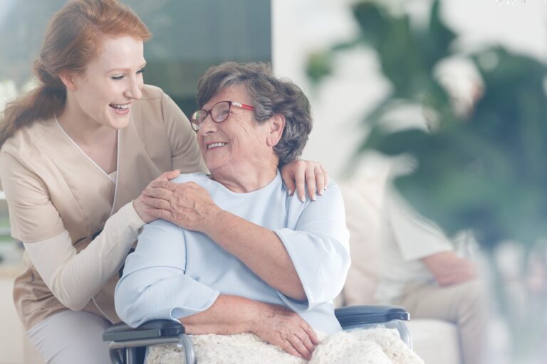 Patient And Caregiver Spend Time Together