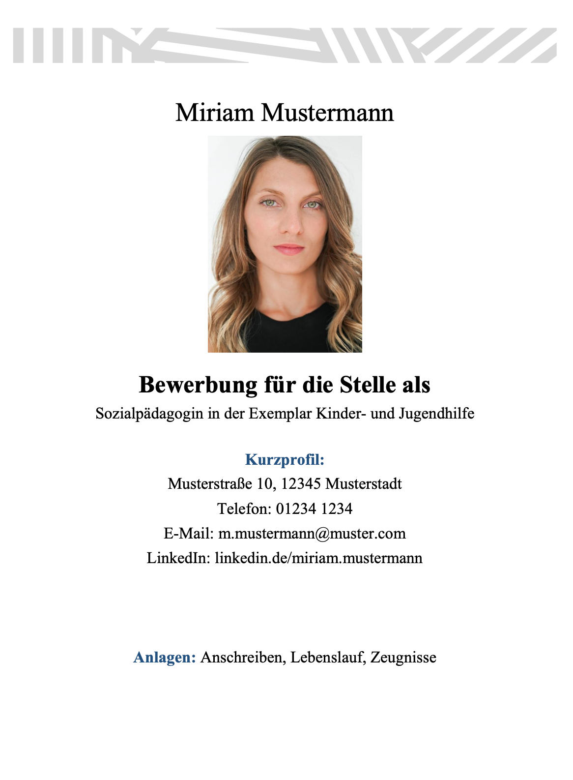 Bewerbung Als Sozialpädagogin | Medi-Karriere