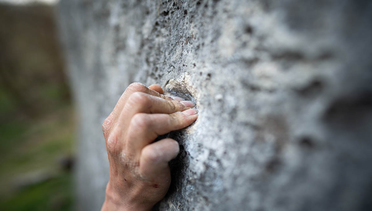 Close,Up,Shot,Of,An,Adult,Male,Handholding,On,To