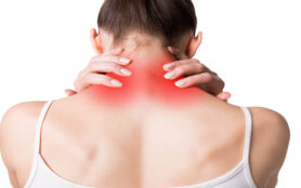 Neck,,Trapezoid,And,Shoulders,Pain.,Muscle,Spasm.,Female,Back,In