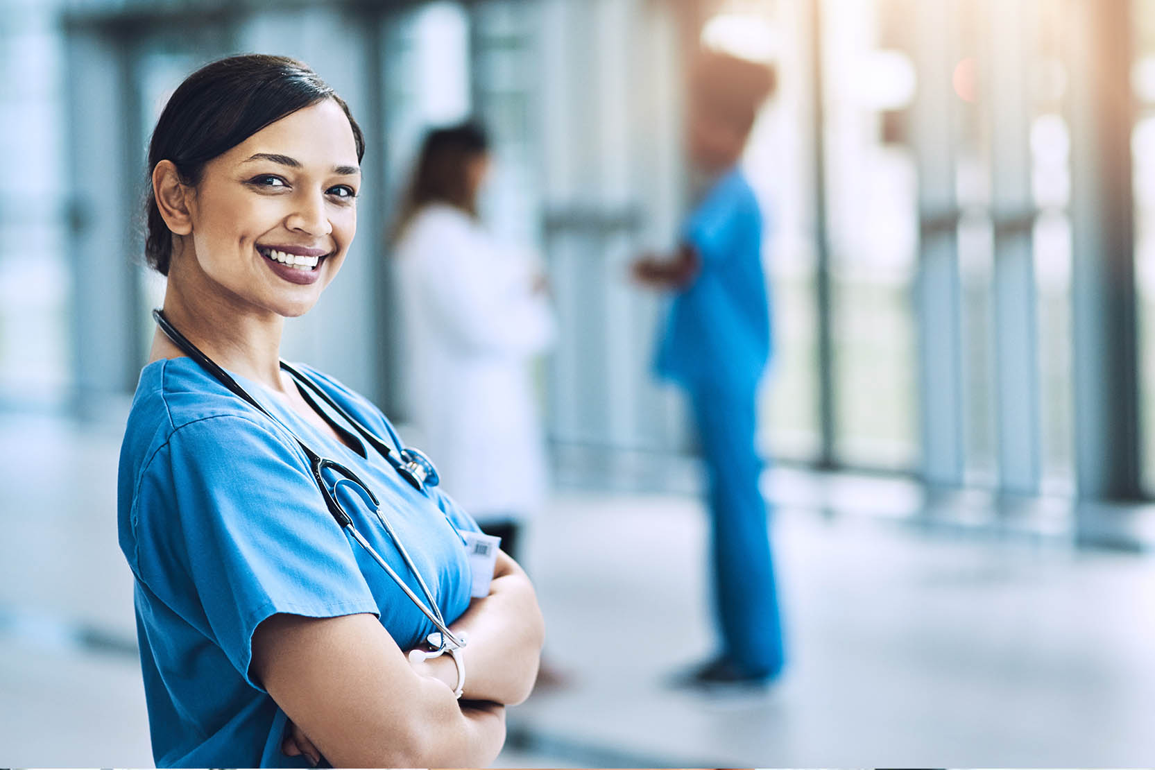 Doctor,In,Portrait,,Woman,With,Arms,Crossed,And,Healthcare,,Smile