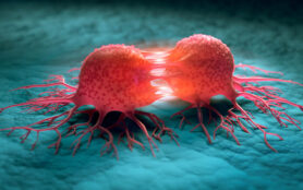 Dividing,Cancer,Cells, ,3d,Illustration